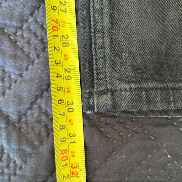 Lauren Ralph Lauren Black Waxed Denim Jeans Classic Preppy Wideleg Women’s 14W - Picture 9 of 10